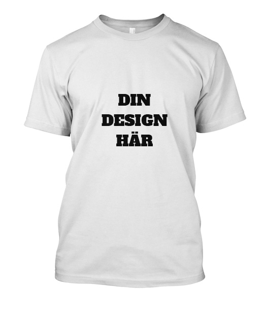 Designa T-shirt med eget tryck